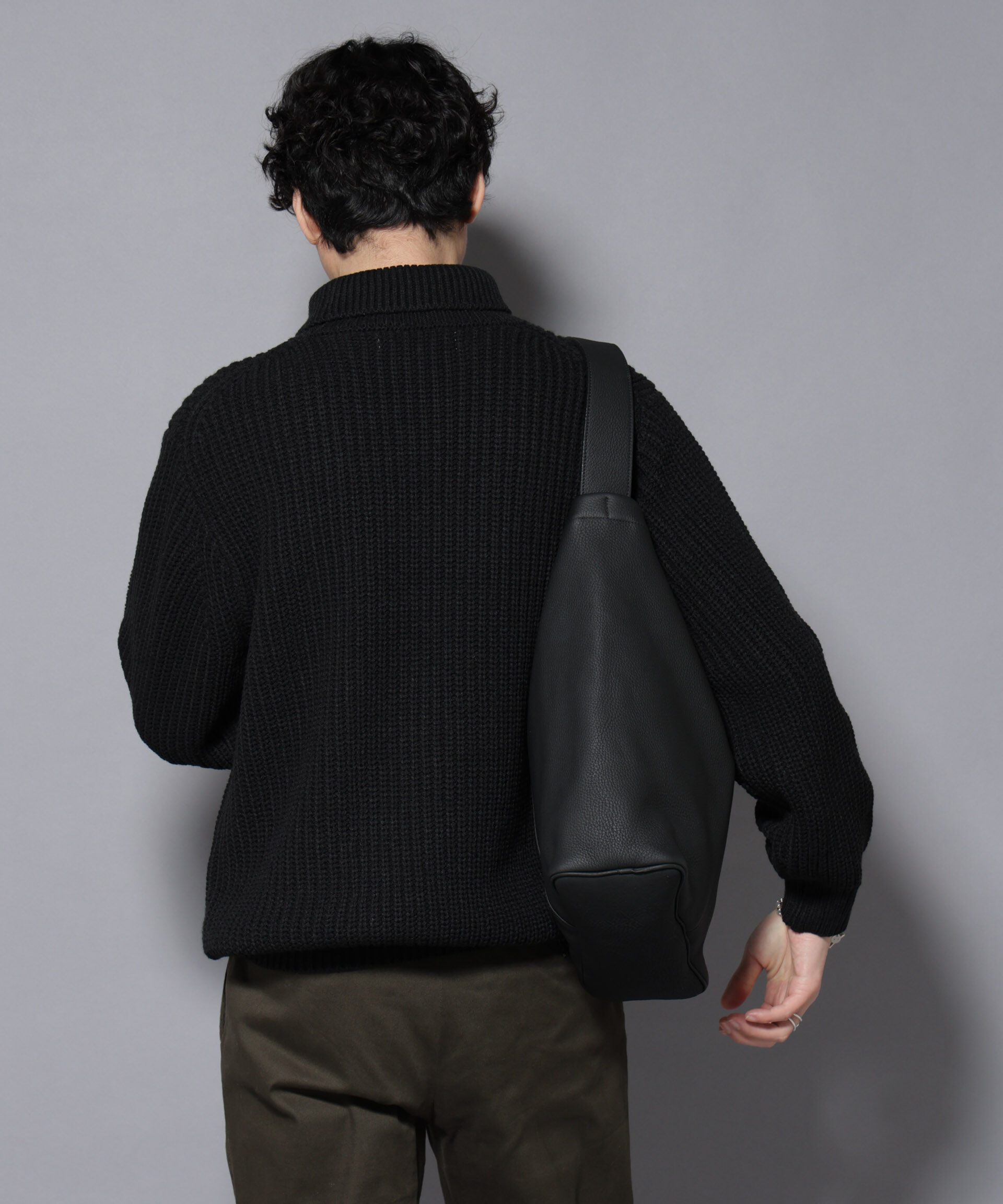 nano･universe「ローゲージタートルニット」|ニット・セーター|