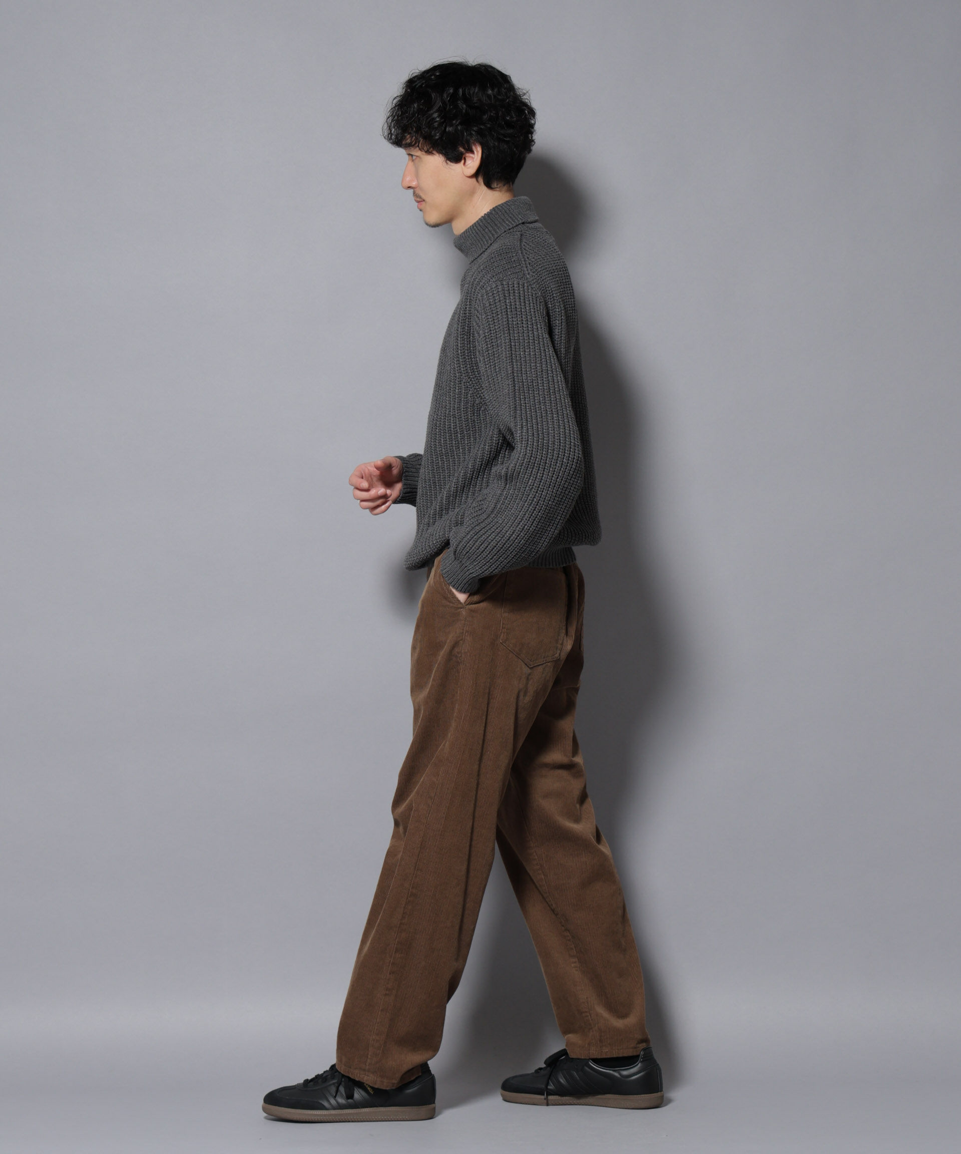 nano･universe「ローゲージタートルニット」|ニット・セーター|