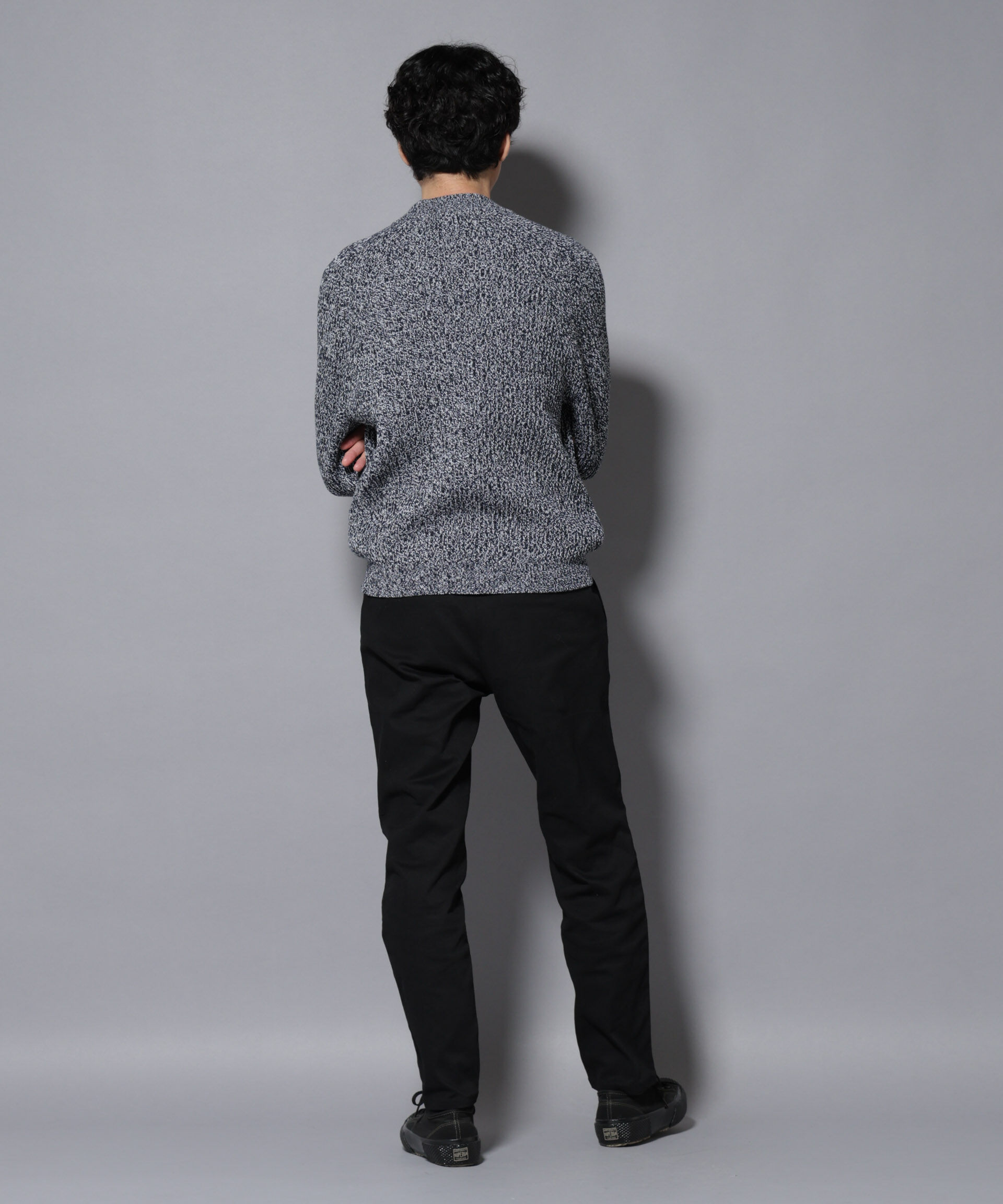 nano･universe「コットンMIXバルキーモックネックニット」|ニット・セーター|