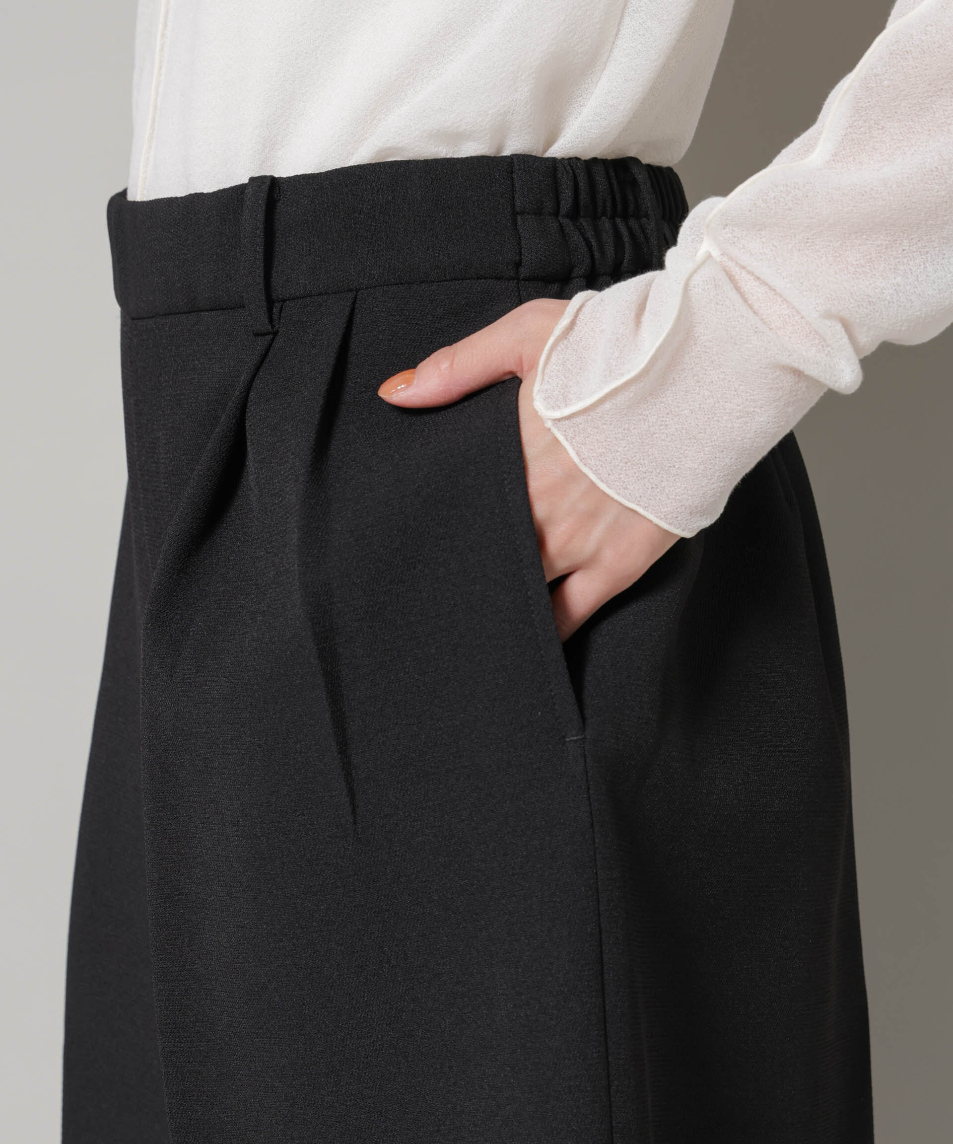 nano･universe「Vネックベスト&times;ハーフパンツ セットアップ」|ワンピース|