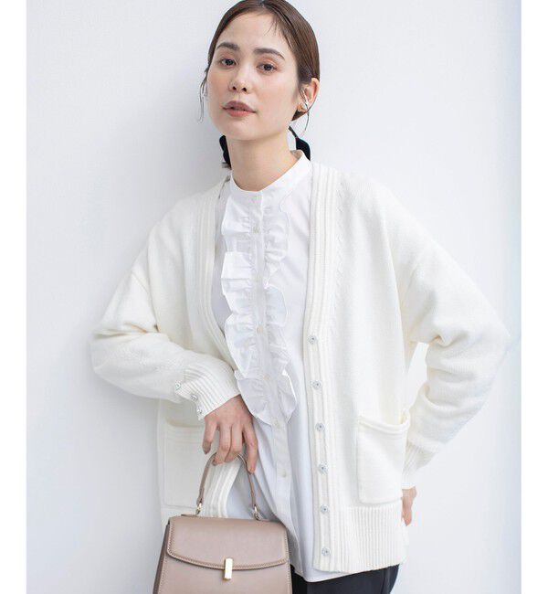 組曲「【WEB限定】SOBANEラメカーディガン」|カーディガン|