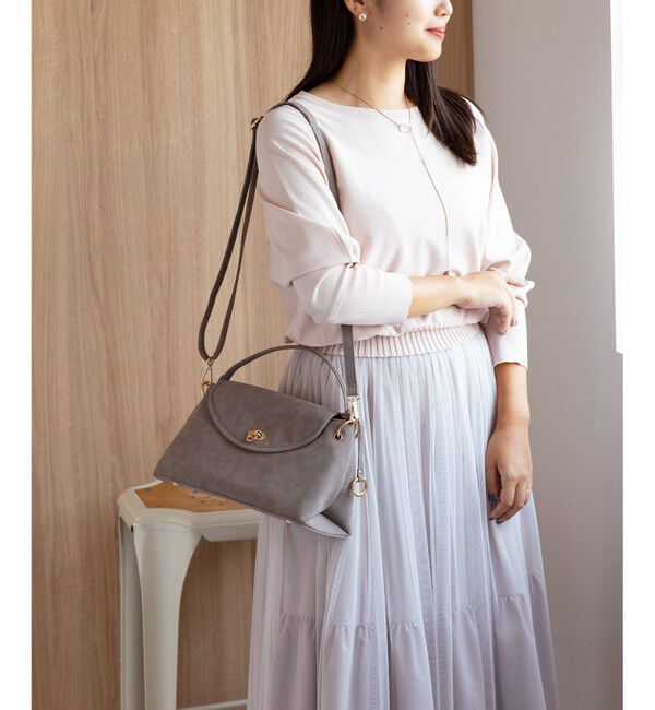 組曲「スエードライク トップハンドルバッグ」|ショルダー・メッセンジャー|