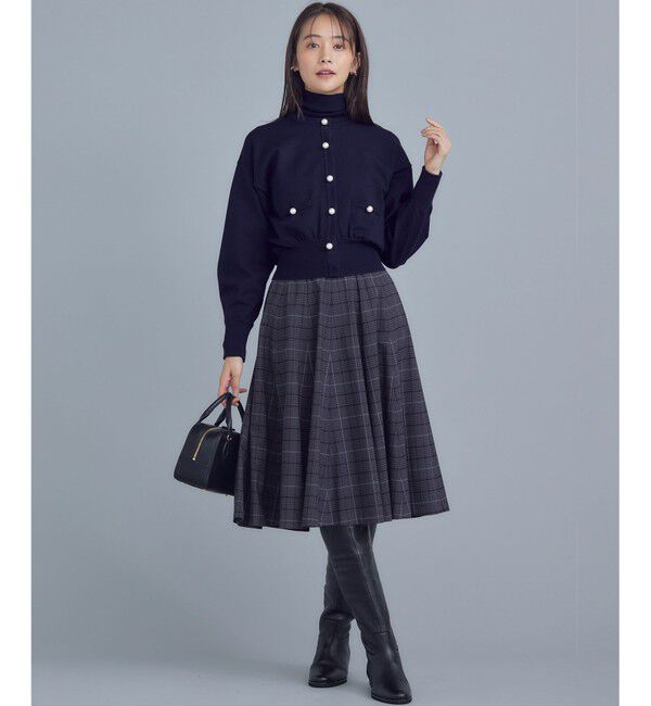 組曲「【WEB限定色あり】ELENA パールボタン ニットジャケット」|カーディガン|