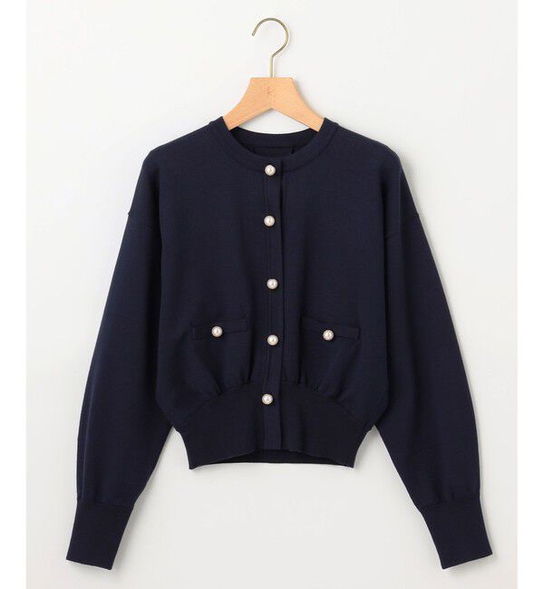 組曲「【WEB限定色あり】ELENA パールボタン ニットジャケット」|カーディガン|