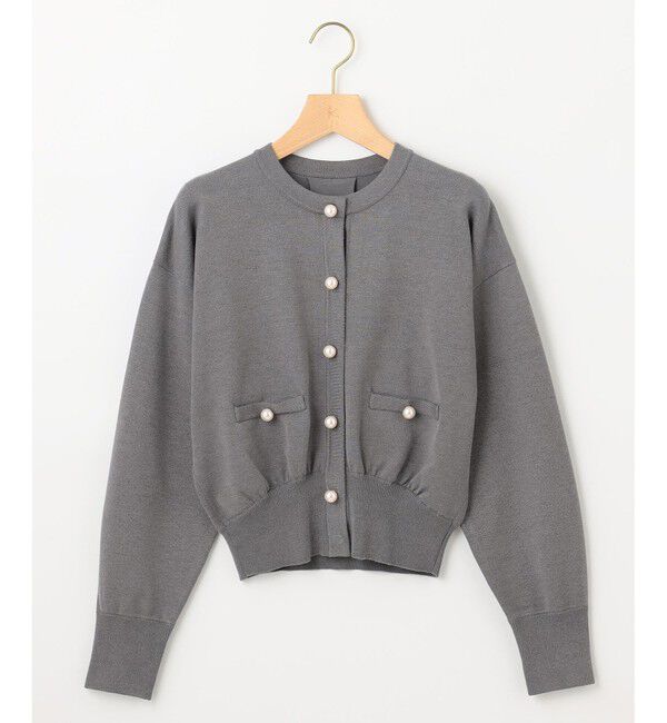 組曲「【WEB限定色あり】ELENA パールボタン ニットジャケット」|カーディガン|