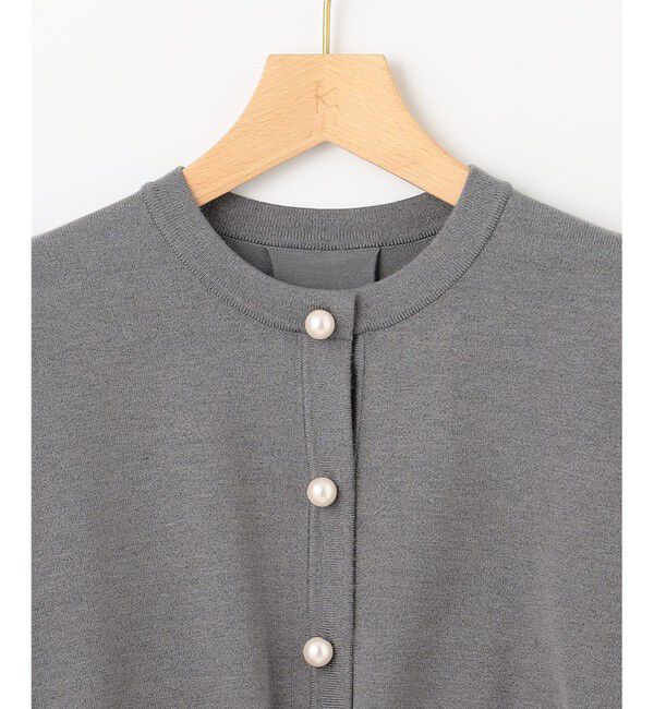 組曲「【WEB限定色あり】ELENA パールボタン ニットジャケット」|カーディガン|