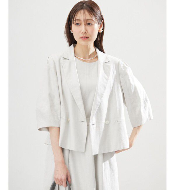 組曲「リネンレーヨン ジャケット」|テーラードジャケット|