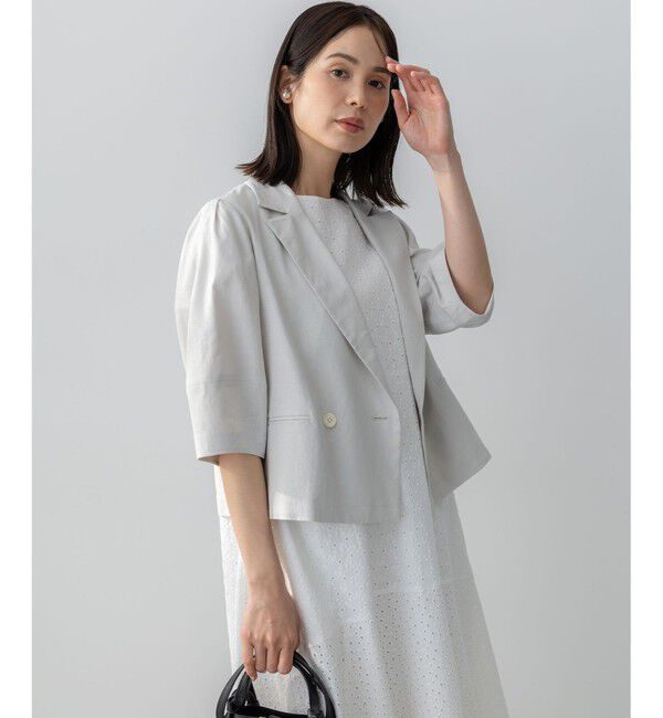 組曲「リネンレーヨン ジャケット」|テーラードジャケット|