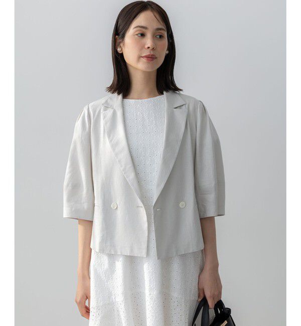 組曲「リネンレーヨン ジャケット」|テーラードジャケット|