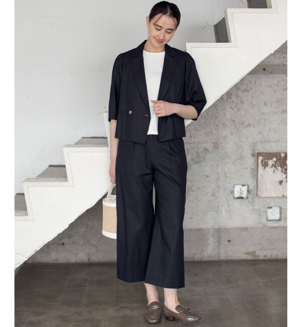 組曲「リネンレーヨン ジャケット」|テーラードジャケット|