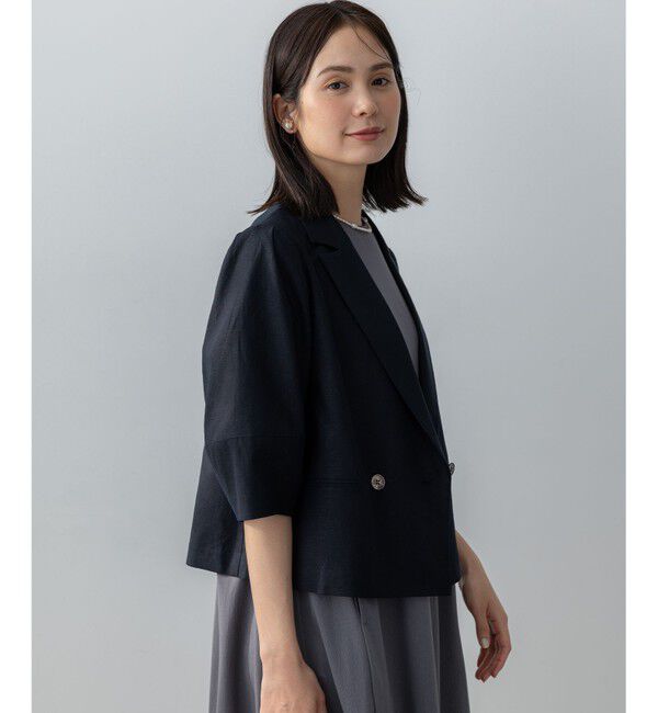 組曲「リネンレーヨン ジャケット」|テーラードジャケット|