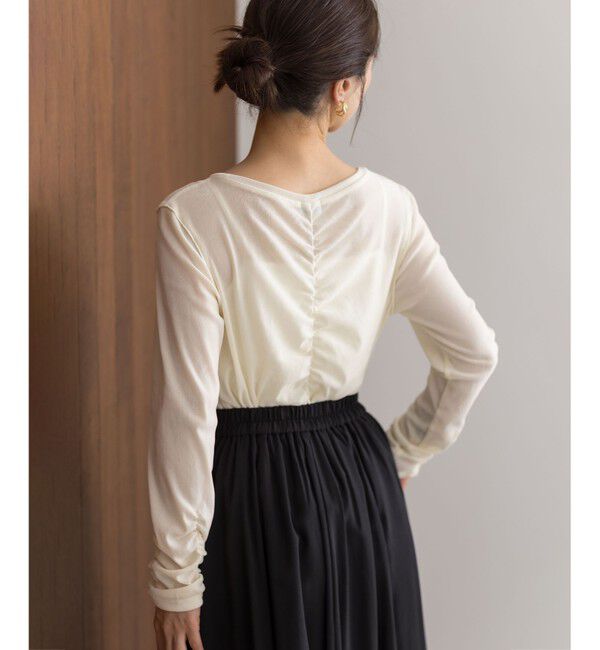 組曲「チュールフロッキー カットソー」|Tシャツ・カットソー|