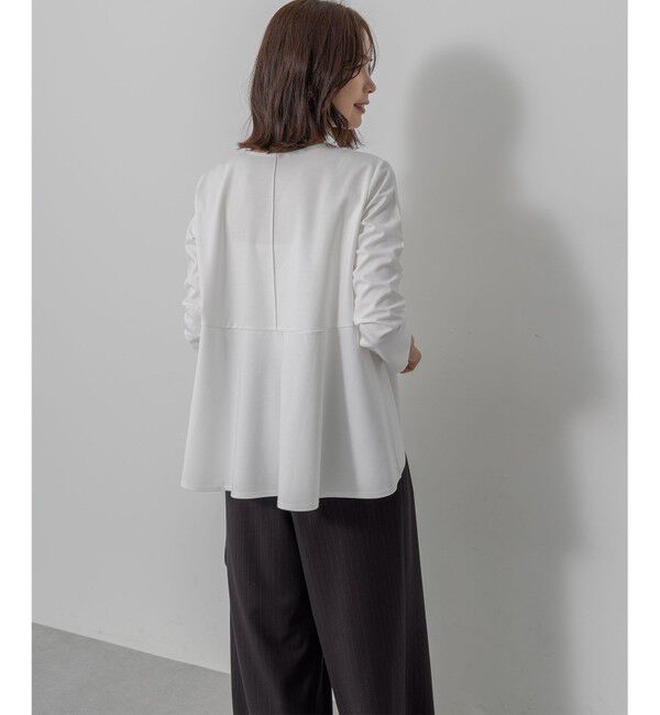 組曲「バックフレアロングＴシャツ」|Tシャツ・カットソー|