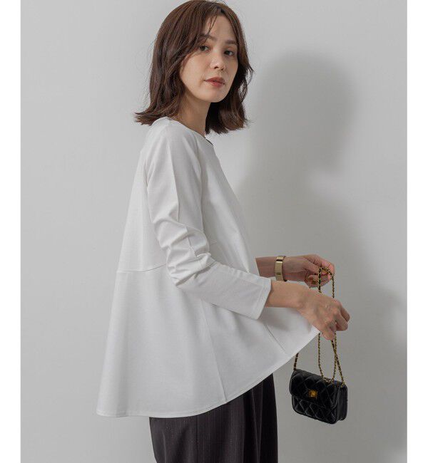 組曲「バックフレアロングＴシャツ」|Tシャツ・カットソー|