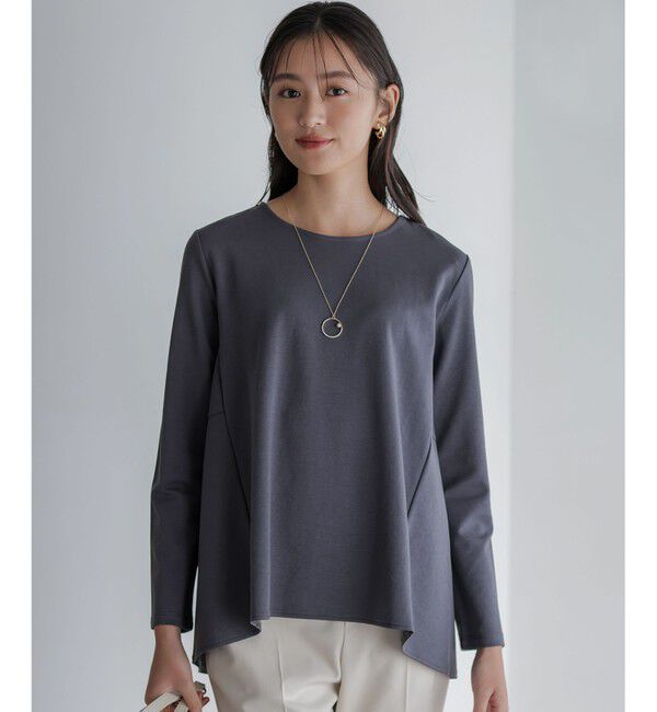 組曲「バックフレアロングＴシャツ」|Tシャツ・カットソー|