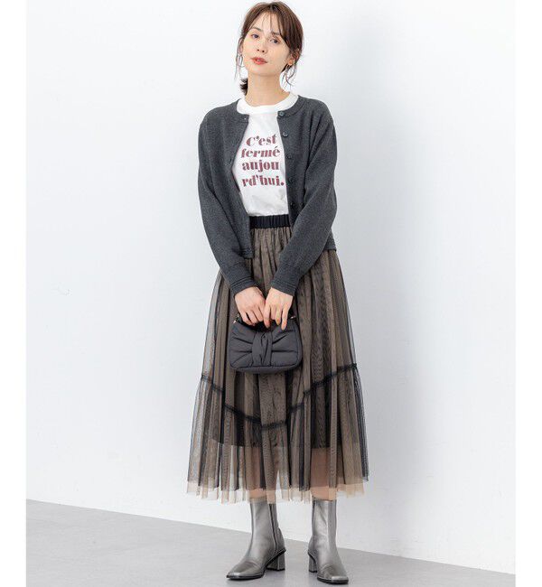 組曲「【加藤ローサさん着用】スムースストレッチジャケット カーディガン」|カーディガン|