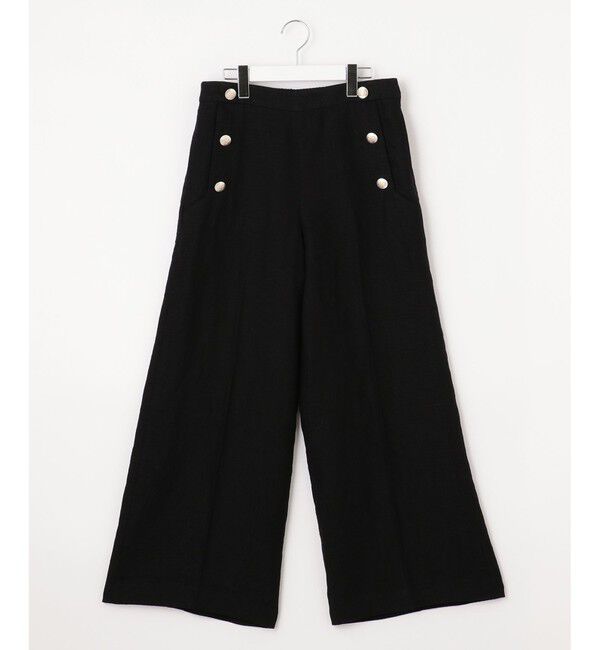 自由区「【XSサイズ～】ブライトリネンオックス ワイドパンツ」|その他|