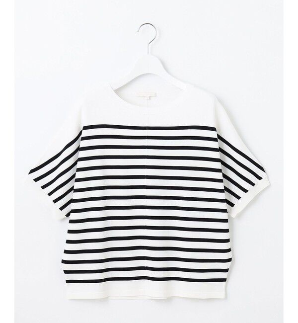 自由区「【WEB限定カラーあり・接触冷感・UVカット】クレープストレッチドルマン ニット」|ニット・セーター|