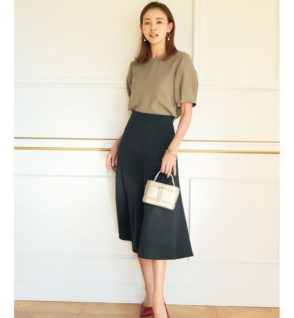 自由区「【SHIHOさんコラボ・洗える】バックサテンジョーゼット ブラウス」|シャツ・ブラウス|