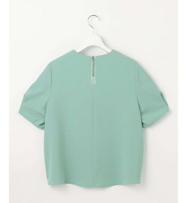 自由区「【SHIHOさんコラボ・洗える】バックサテンジョーゼット ブラウス」|シャツ・ブラウス|