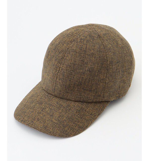 自由区「【カタログ掲載・洗える】ジュートライク キャップ」|キャップ・キャスケット|ブラウン