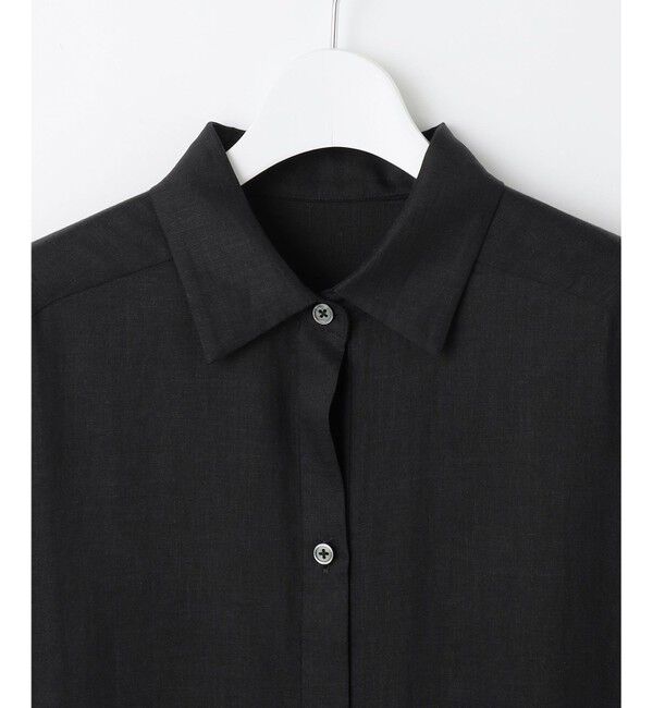 自由区「【カタログ掲載・WEB限定・接触冷感・洗える】シアーラミーローンシャツ ワンピース」|ワンピース|