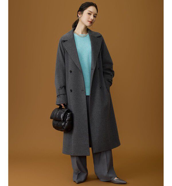 自由区「【SHIHOさん着用】Super100sライトビーバーロング コート」|その他|