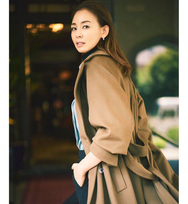 自由区「【SHIHOさん着用】Super100sライトビーバーロング コート」|その他|