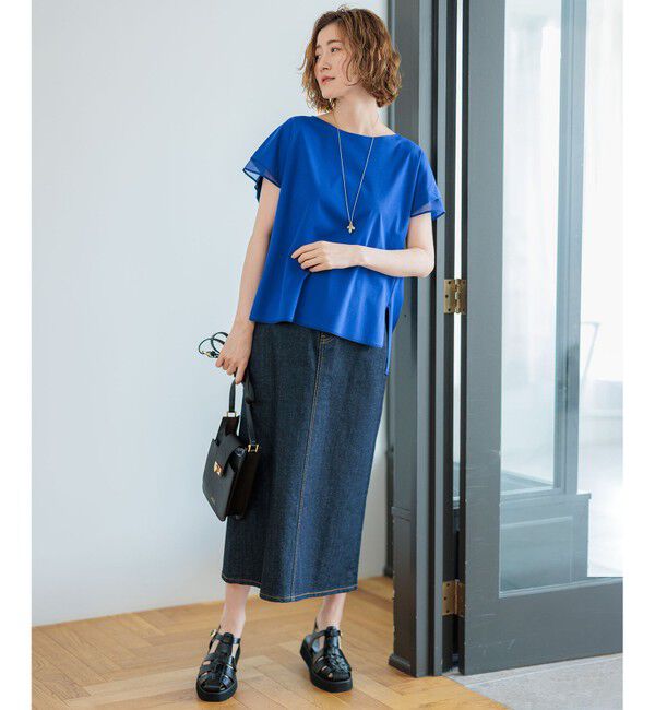 23区「【Oggi4月号掲載/洗える】23区DENIM ストレッチ デニムスカート」|スカート|