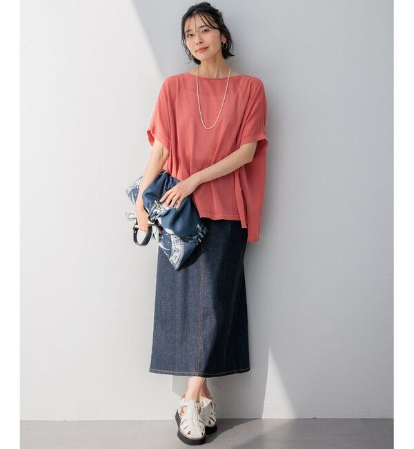 23区「【Oggi4月号掲載/洗える】23区DENIM ストレッチ デニムスカート」|スカート|