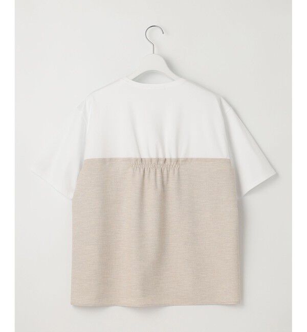 23区「【WEB限定カラーあり/洗える】スムースデザイン コンビ カットソー」|Tシャツ・カットソー|