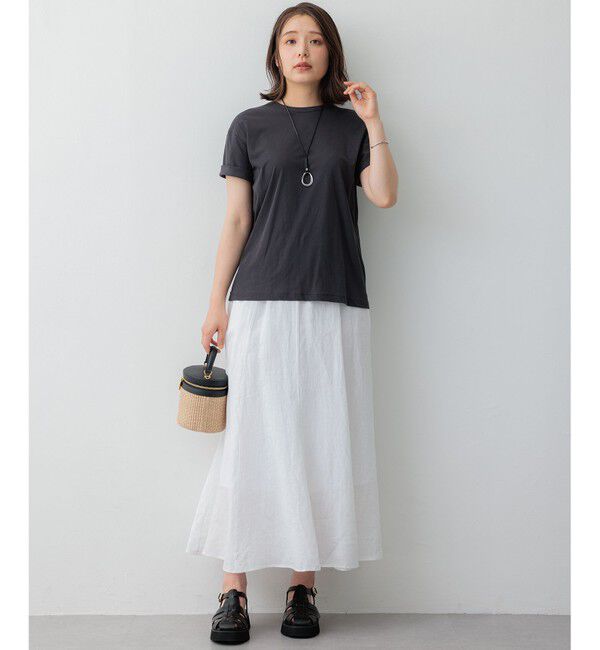 23区「【SLOW/WEB限定】シアーツイストシングルジャージー Tシャツ」|Tシャツ・カットソー|