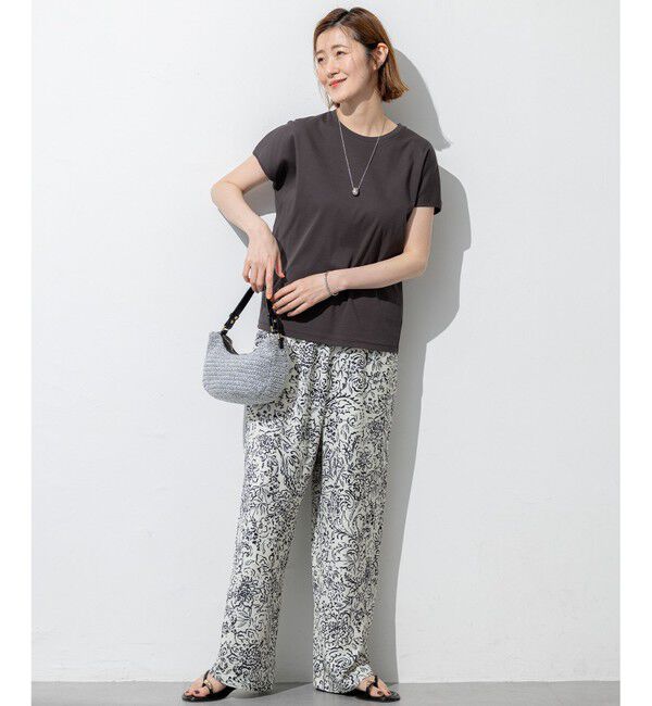 23区「【汗じみ防止/速乾性】フレンチスリーブ  IT Tシャツ」|Tシャツ・カットソー|