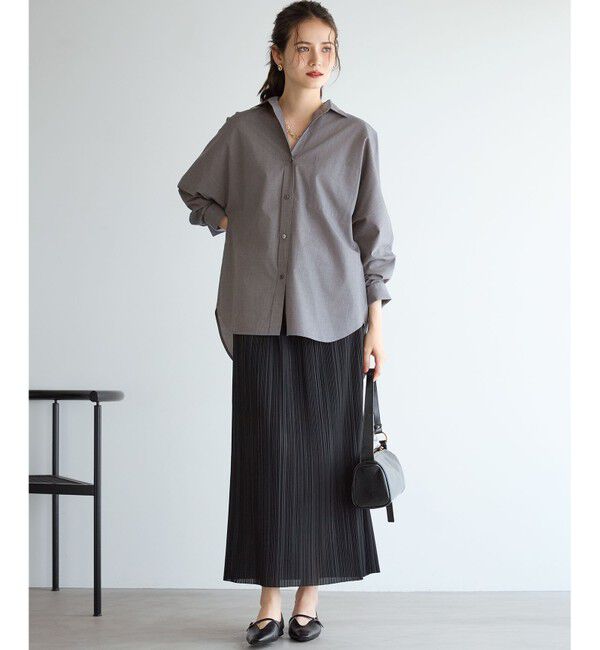 23区「【SLOW/一部店舗限定】トリコットプリーツ Iライン スカート」|スカート|