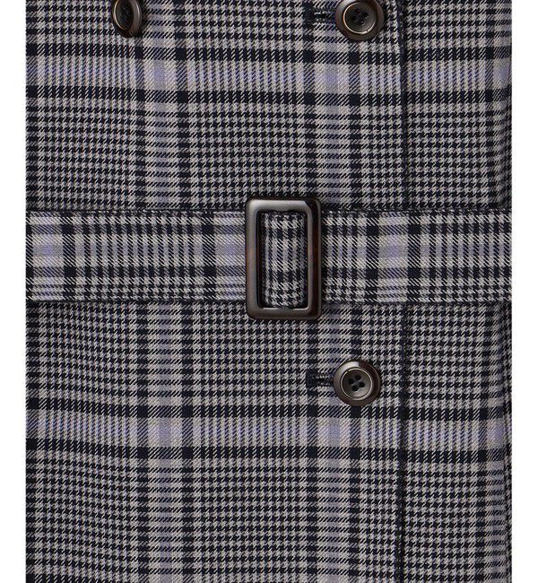 any SiS「【美人百花10月号掲載】リバーシブルチェックラップ ワンピース」|ワンピース|