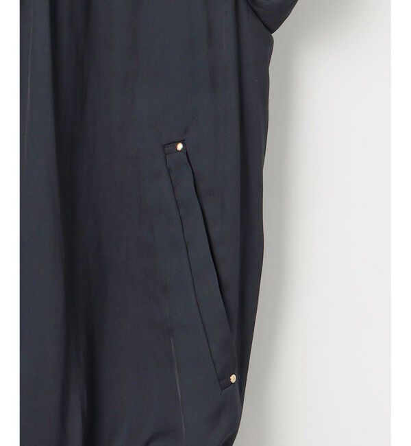 any SiS「【接触冷感・速乾・UVカット】ツヤテロギャザー ブルゾン」|ブルゾン・スタジャン|