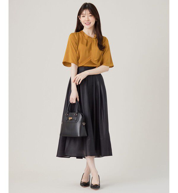 any SiS「【洗える】シアーチンツタック スカート」|スカート|