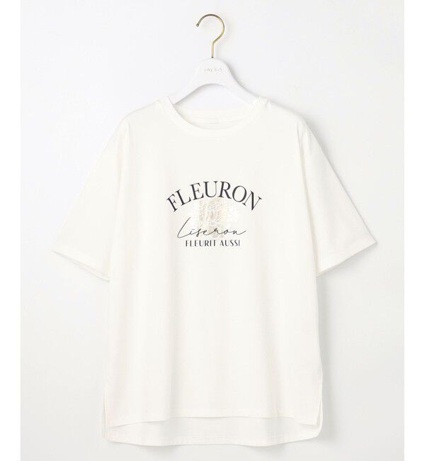 ANY SIS「【洗える】ロゴ刺繍 Tシャツ」|Tシャツ・カットソー|