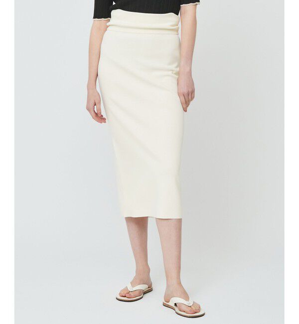 BEIGE,「HOLLY / Iラインスカート」|スカート|Ecru