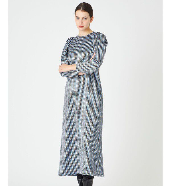 BEIGE,「MABILLON / マトンスリーブドレス」|ワンピース|Sax x Brown