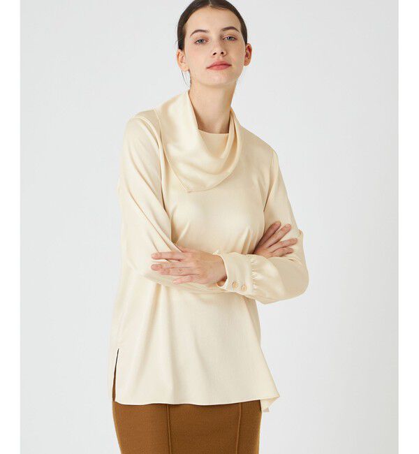 BEIGE,「【S-size】MABILLON / スカーフブラウス」|シャツ・ブラウス|