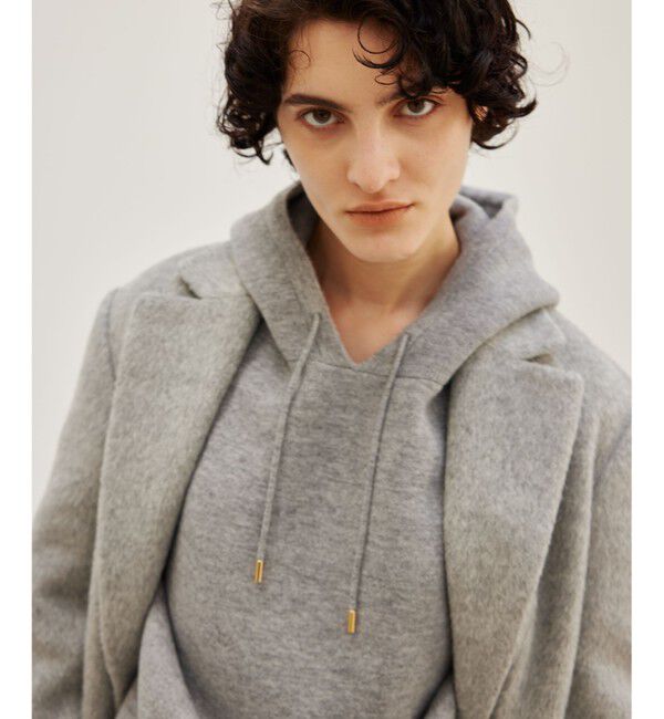 BEIGE,「COURCETTE / ウールニットパーカー」|ニット・セーター|