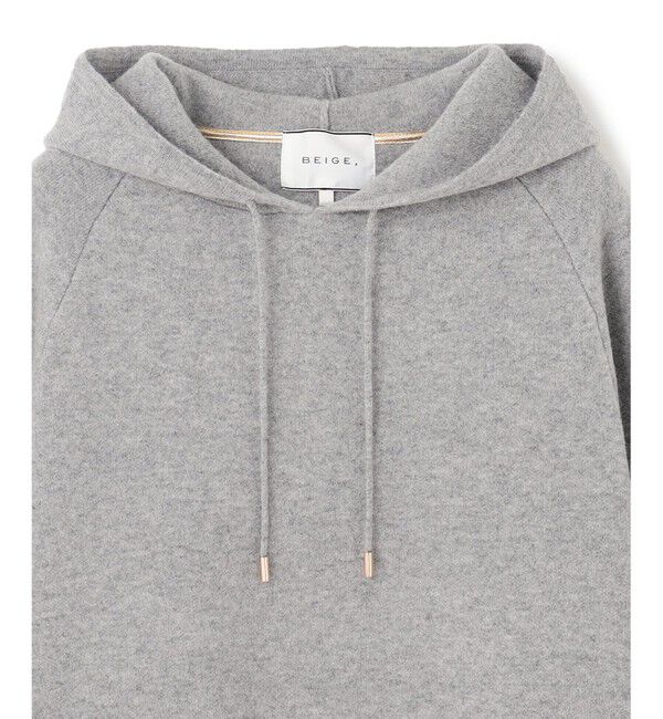 BEIGE,「COURCETTE / ウールニットパーカー」|ニット・セーター|