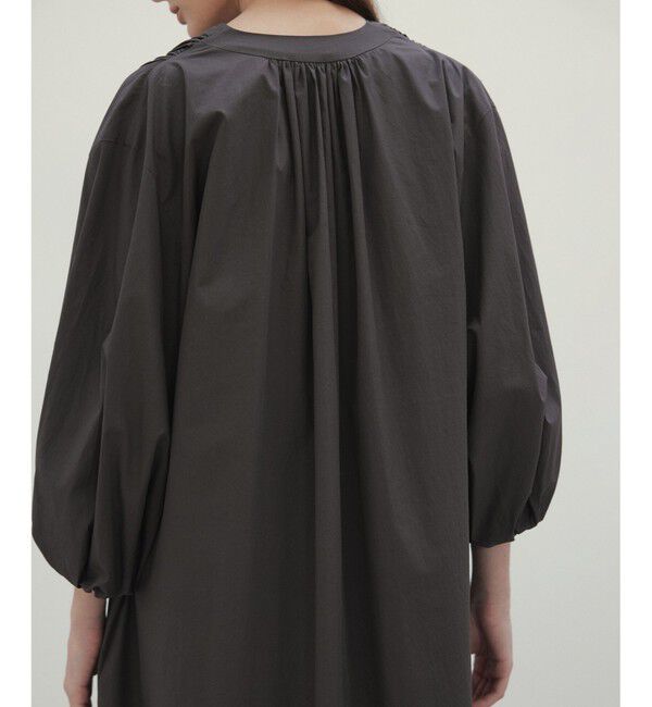 BEIGE,「【洗える】MALLOW / コットンパフスリーブマキシドレス」|ワンピース|