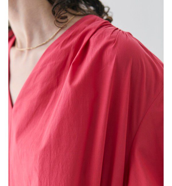 BEIGE,「【洗える】MALLOW / コットンパフスリーブマキシドレス」|ワンピース|