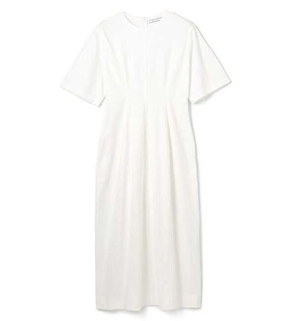 BEIGE,「【洗える】GLANTHUS / コットンカーブラインロングフレアワンピース」|ワンピース|