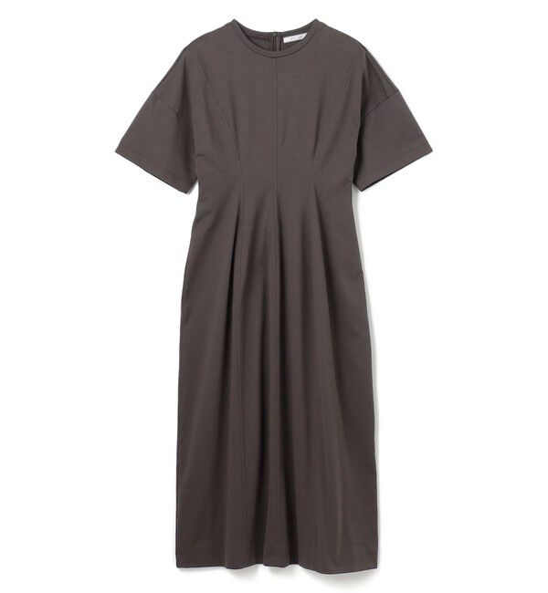 BEIGE,「【洗える】GLANTHUS / コットンカーブラインロングフレアワンピース」|ワンピース|