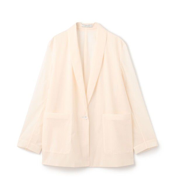 BEIGE,「【洗える/セットアップ対応】SPIGA / ショールカラーライトジャケット」|テーラードジャケット|
