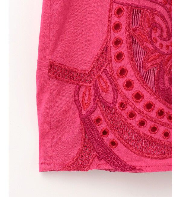 GRACE CONTINENTAL「エスニック刺繍ノースリーブ」|シャツ・ブラウス|