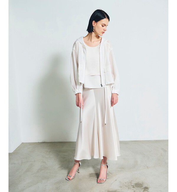 Grace Class「サテンバイアスロングスカート」|スカート|